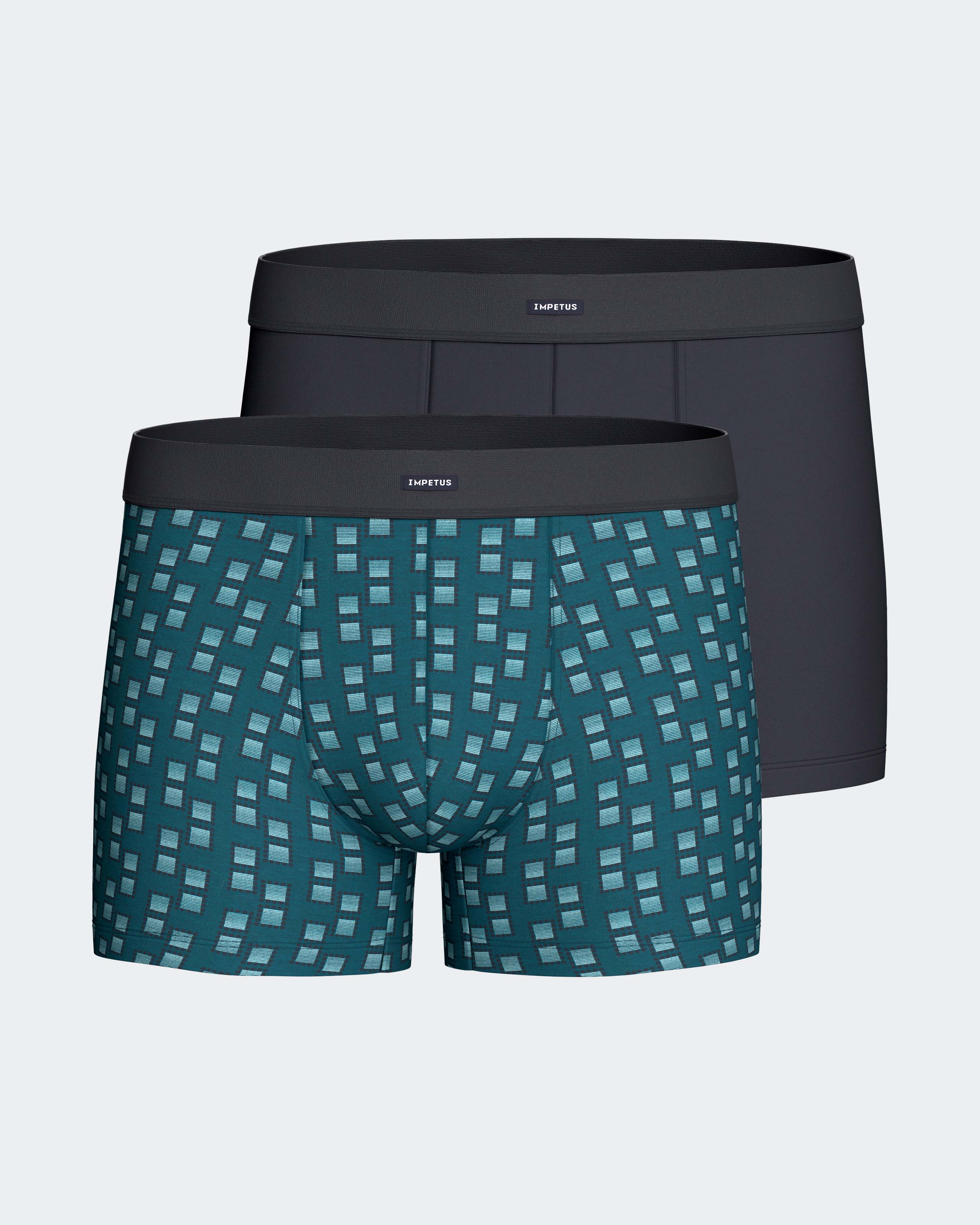 Pack 2 boxers de homem em Algodão Modal