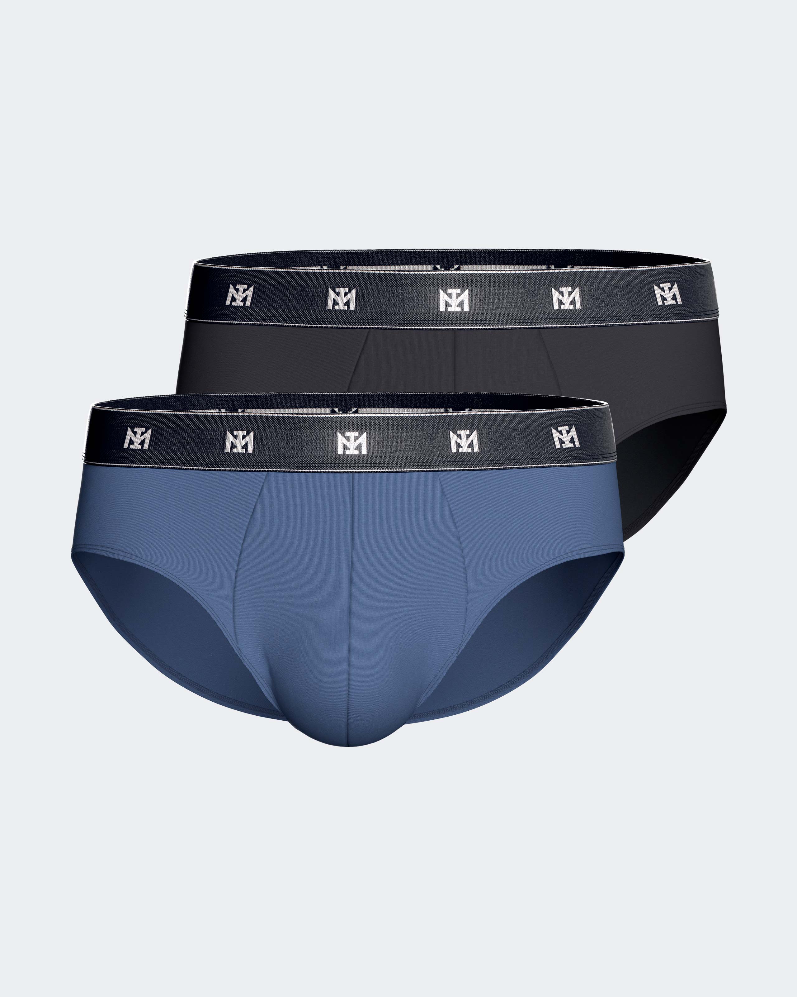 Pack 2 slips d'homme en Lyocell