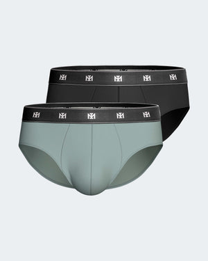 Pack 2 slips d'homme en Lyocell