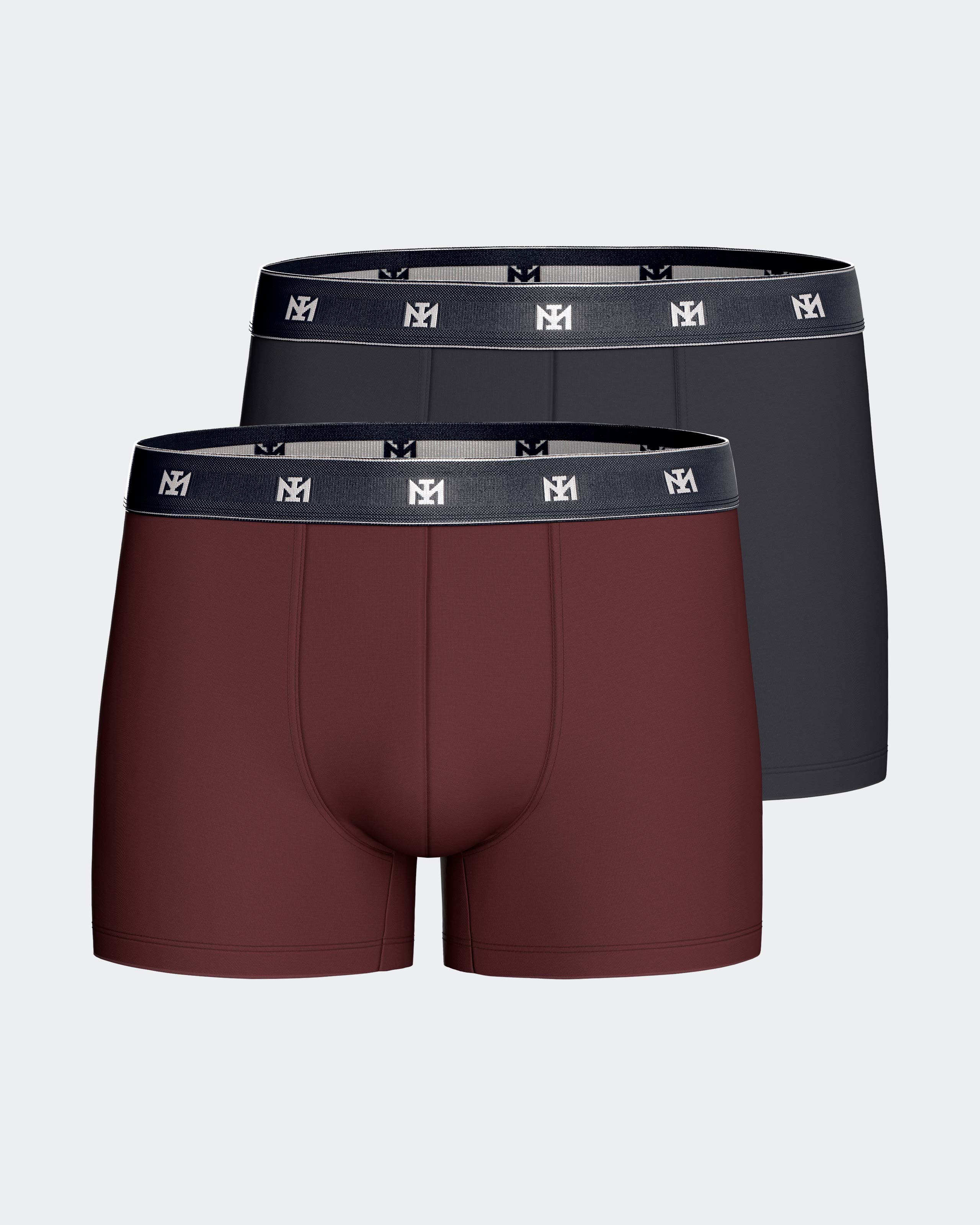 Pack 2 boxers d'homme en Lyocell
