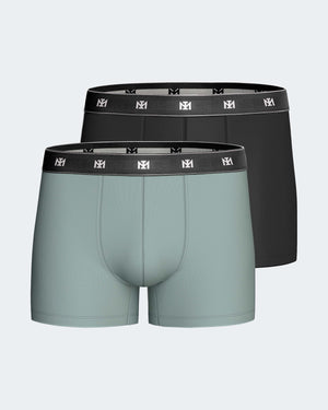 Pack 2 boxers d'homme en Lyocell