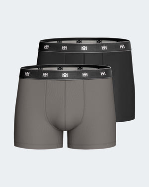 Pack 2 boxers d'homme en Lyocell