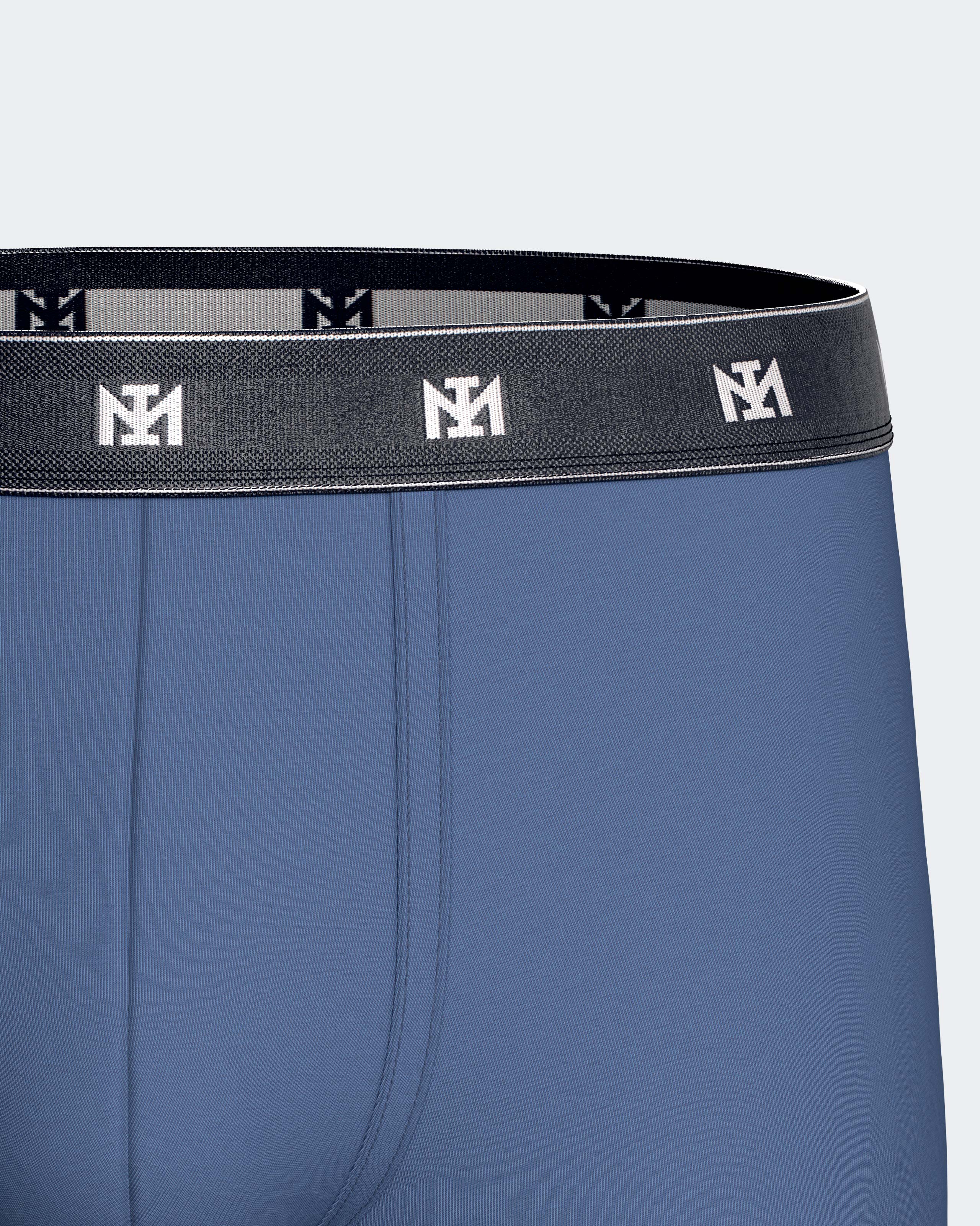 Pack 2 boxers longs d'homme en Lyocell