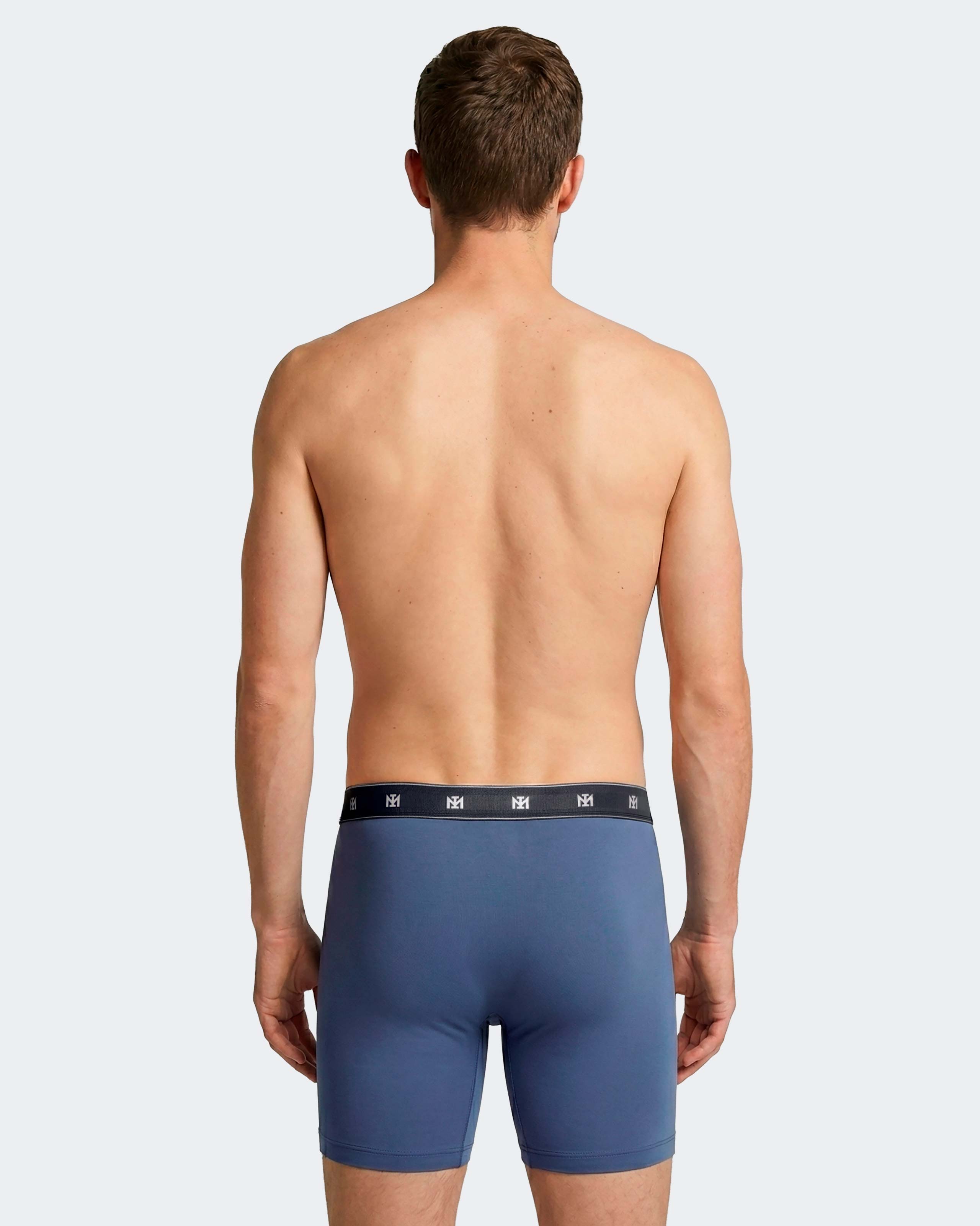 Pack 2 boxers longs d'homme en Lyocell