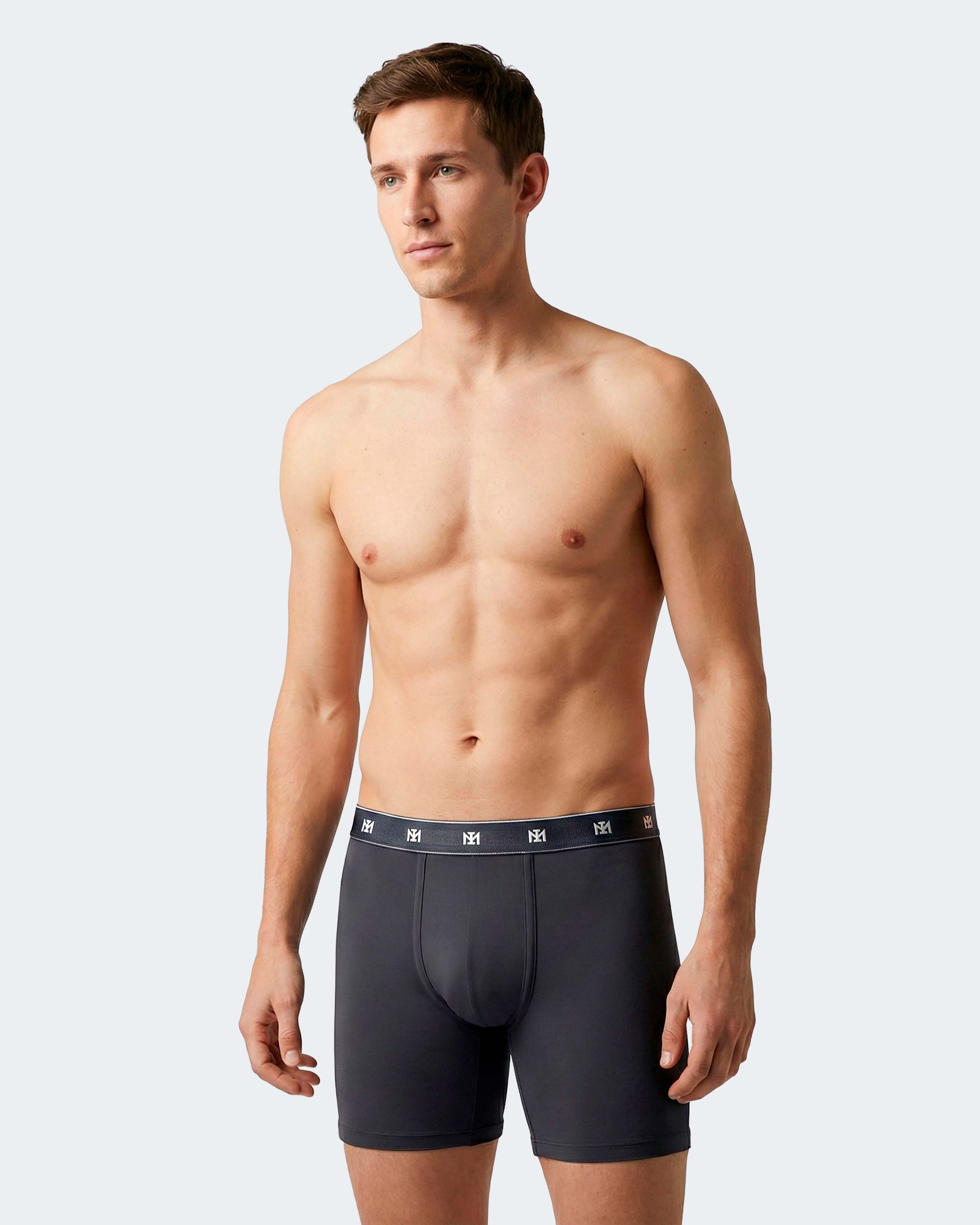 Pack 2 boxers longs d'homme en Lyocell