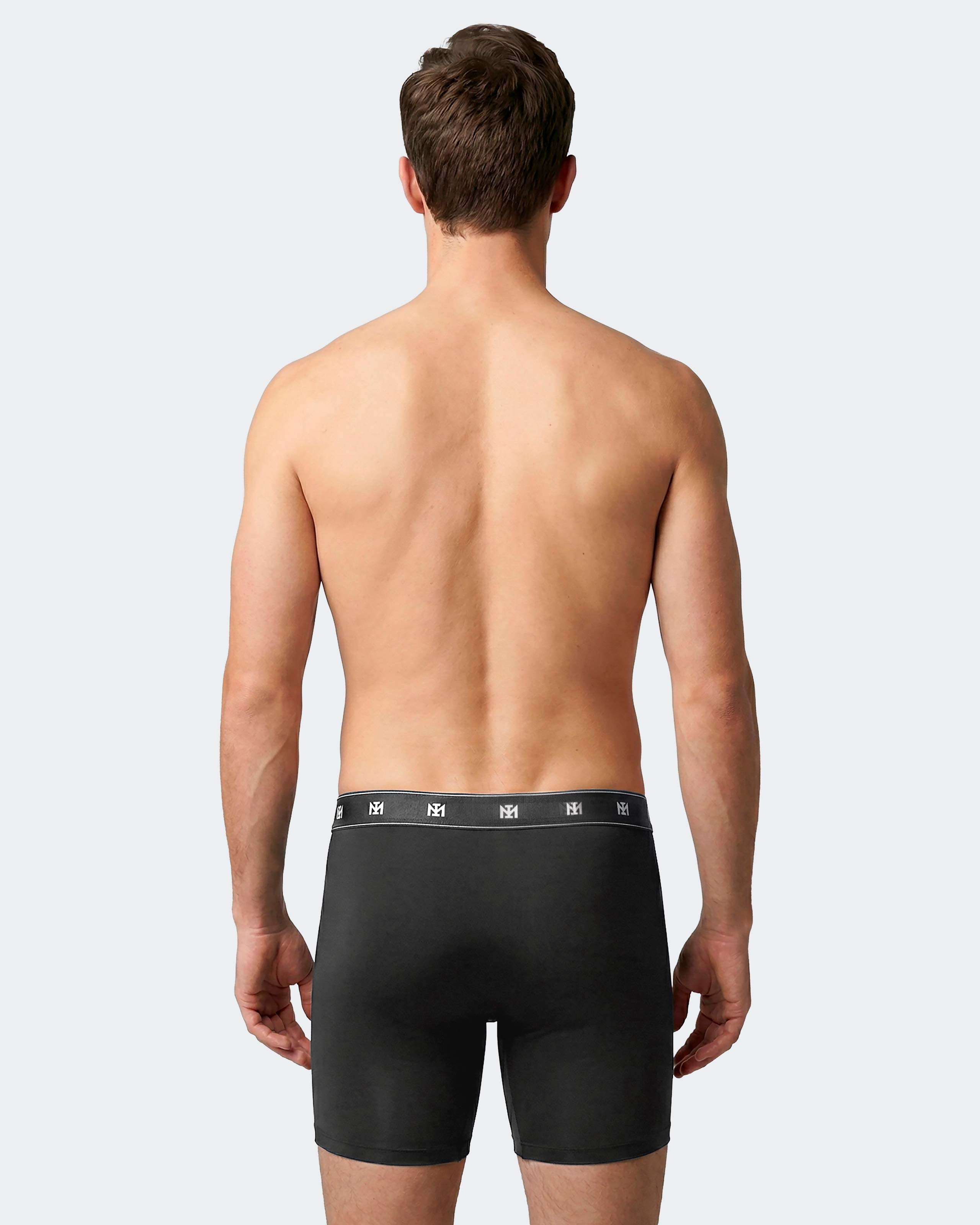 Pack 2 boxers longs d'homme en Lyocell