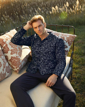 Pyjama long d'homme en Coton