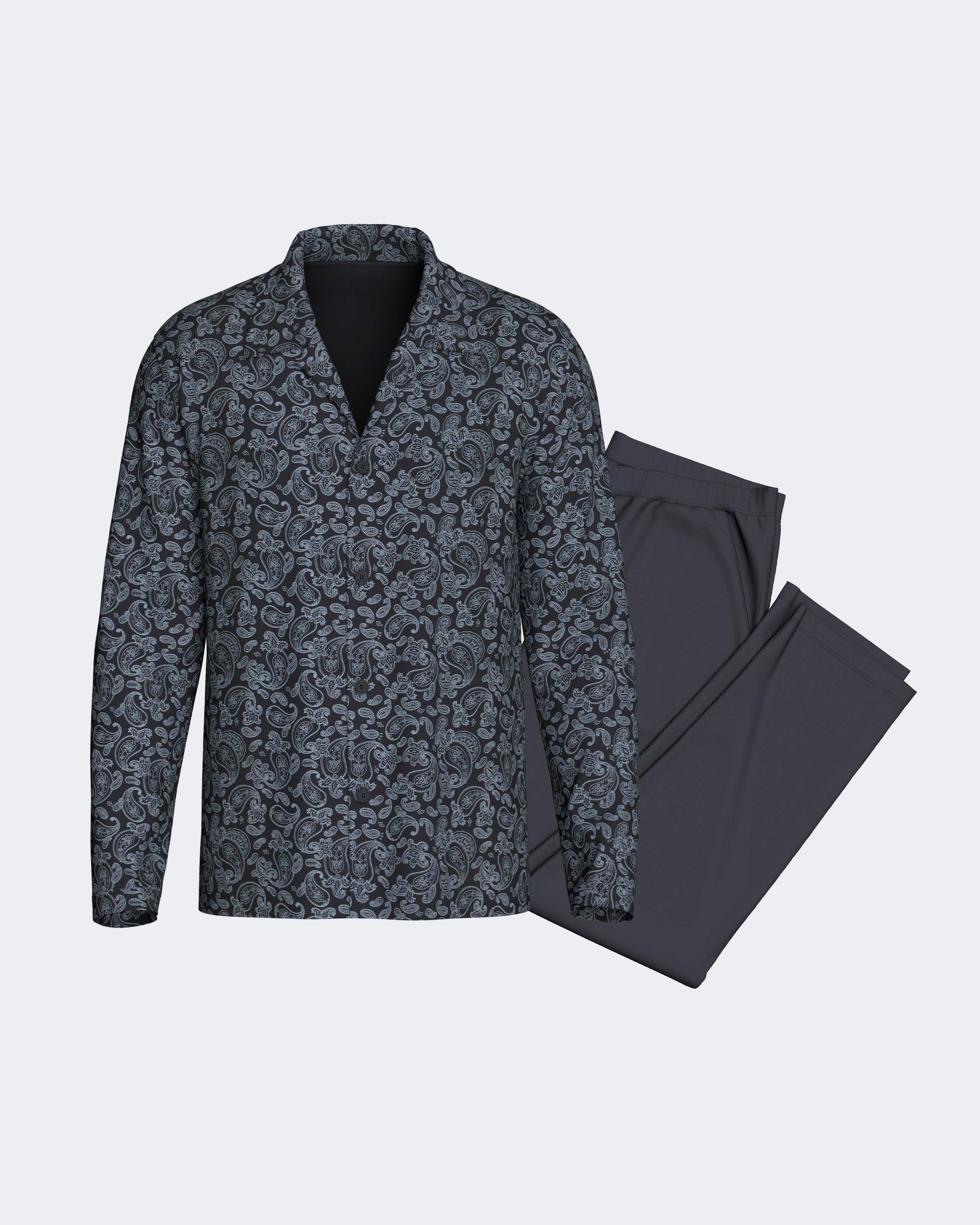 Pyjama long d'homme en Coton