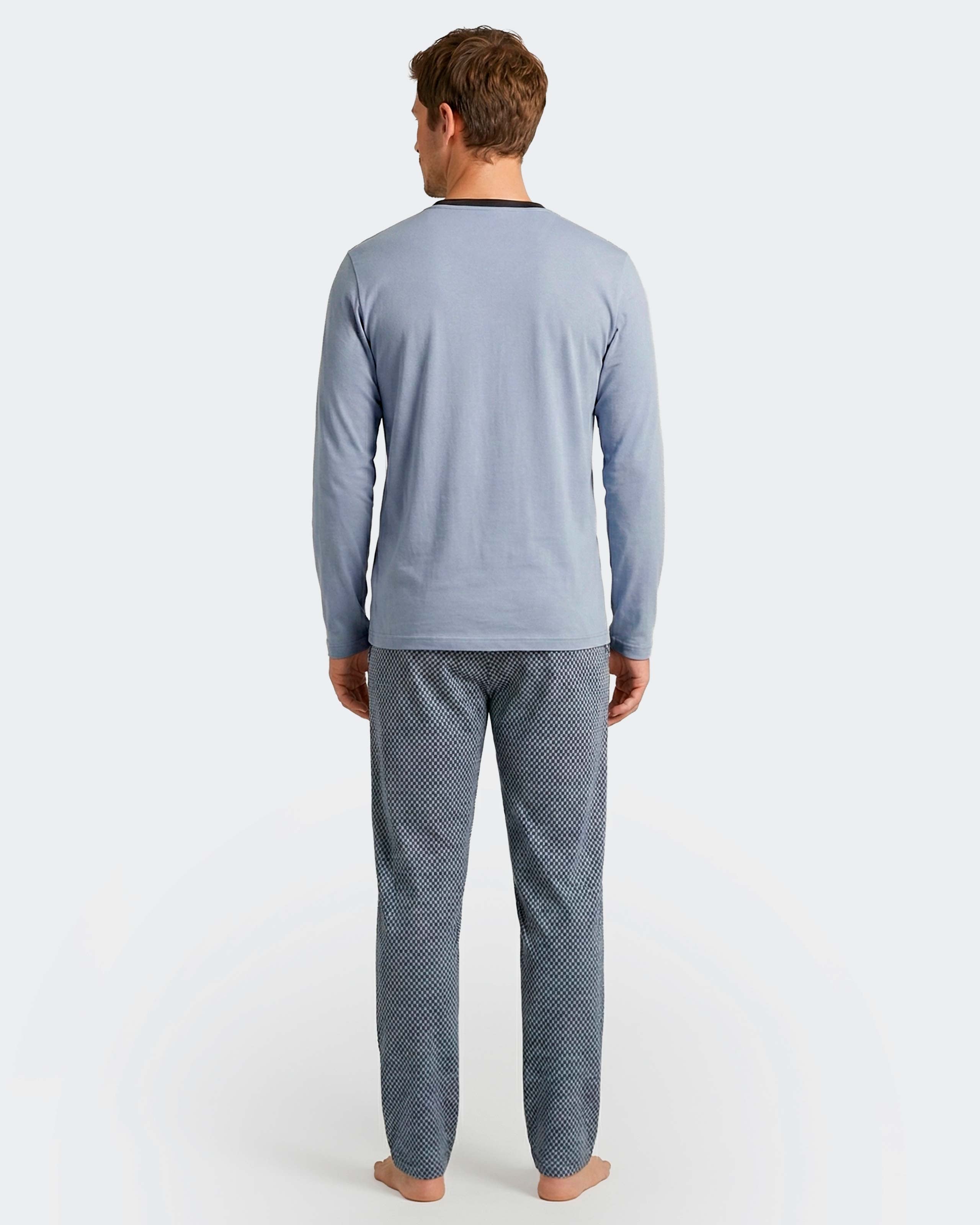 Pyjama long d'homme en Coton