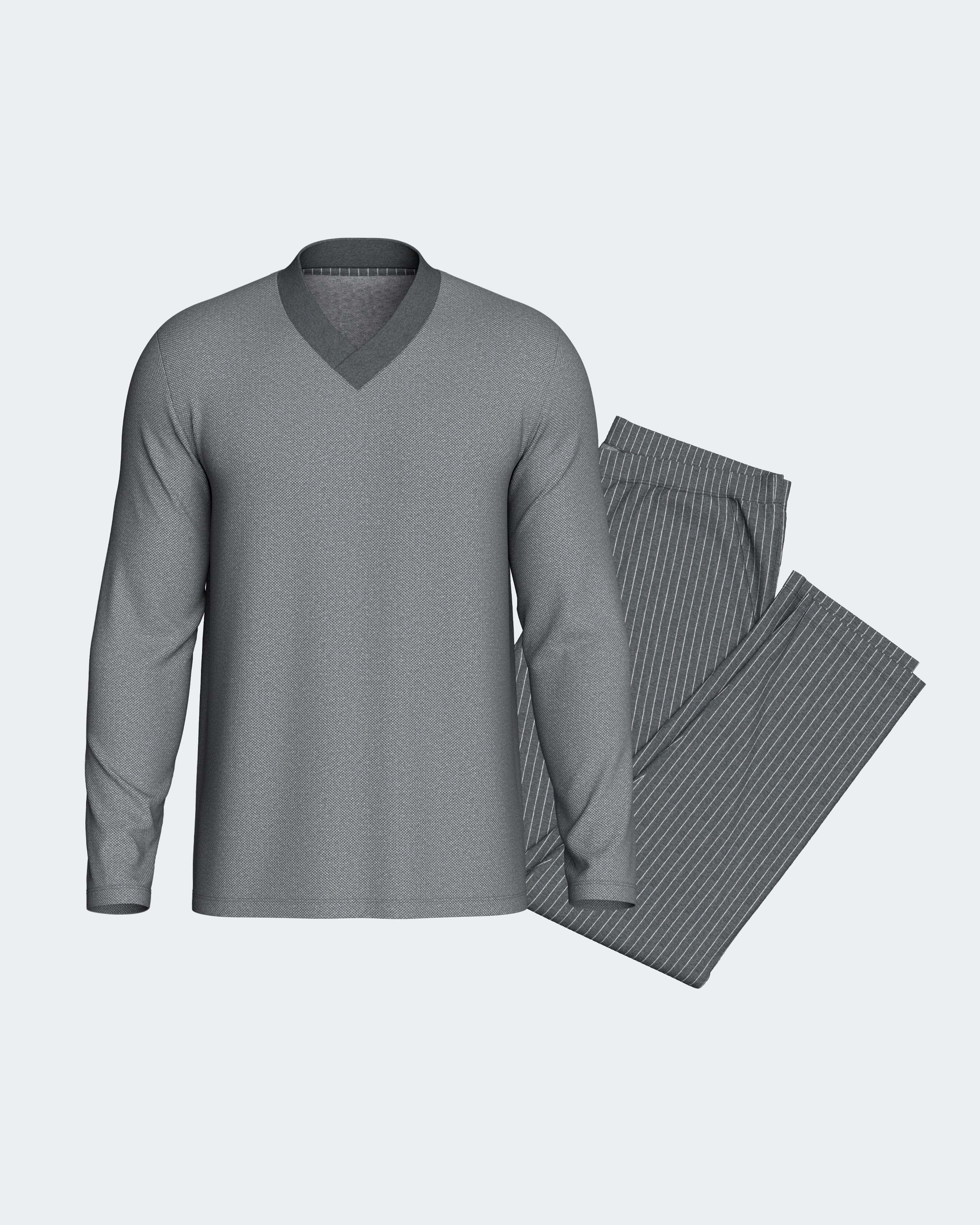 Pyjama chaud d'homme en Coton