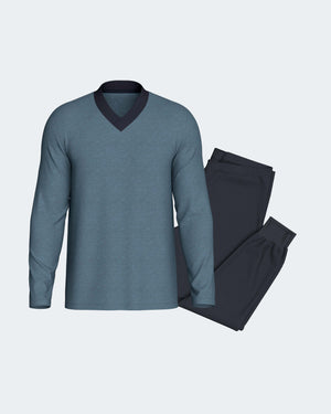 Pyjama long d'homme en Coton