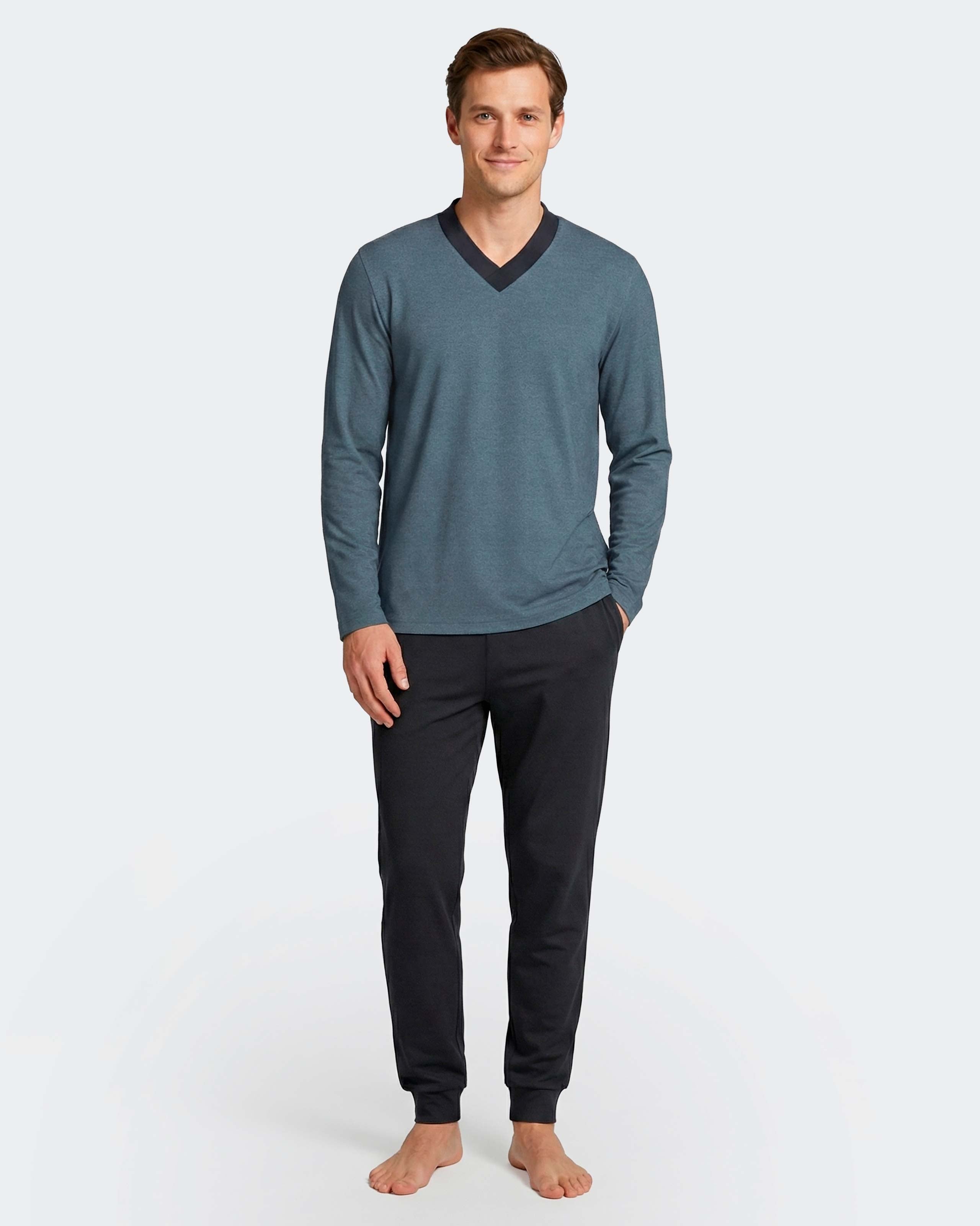 Pyjama long d'homme en Coton