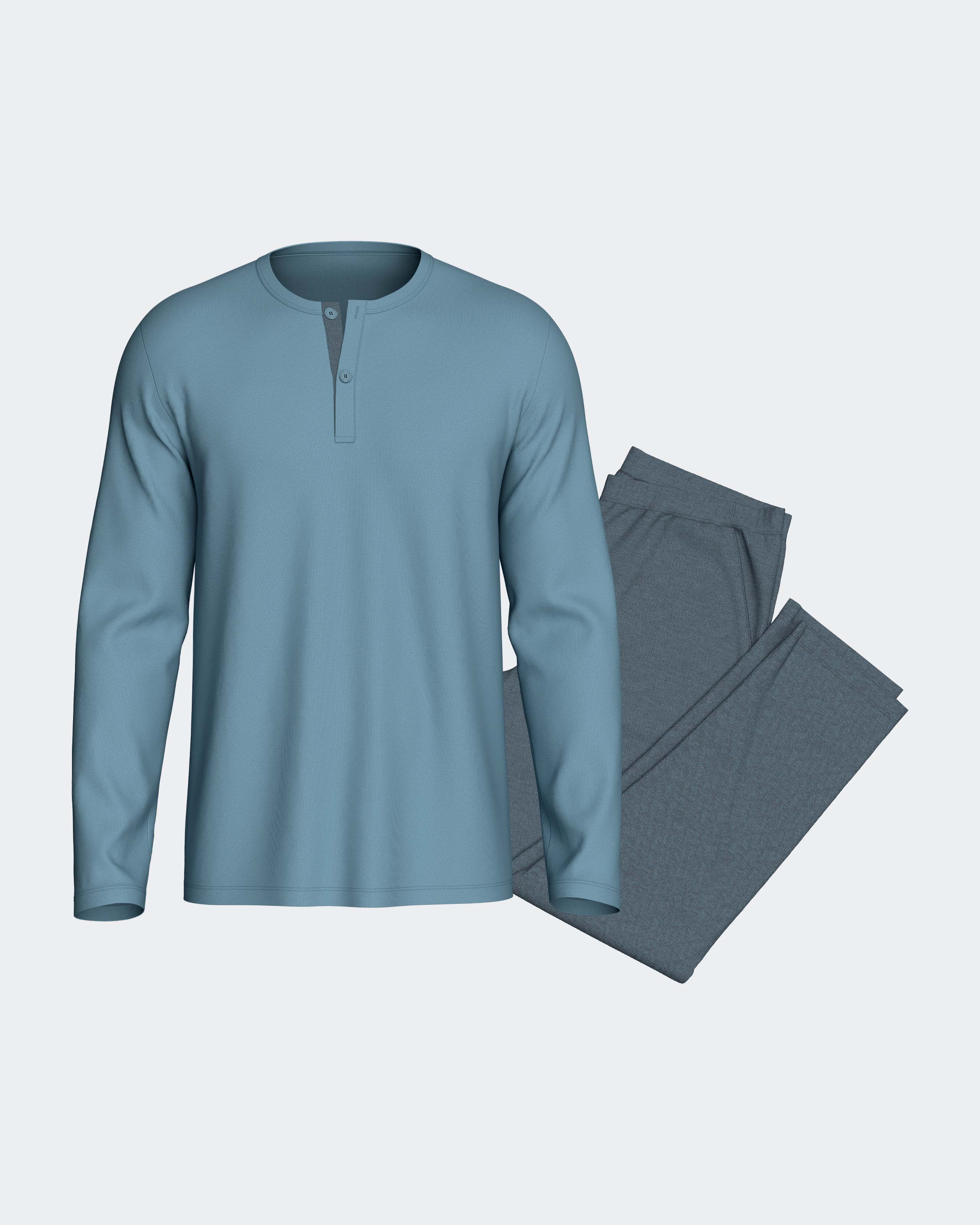 Pyjama long d'homme en Coton