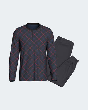 Pyjama long d'homme en Coton