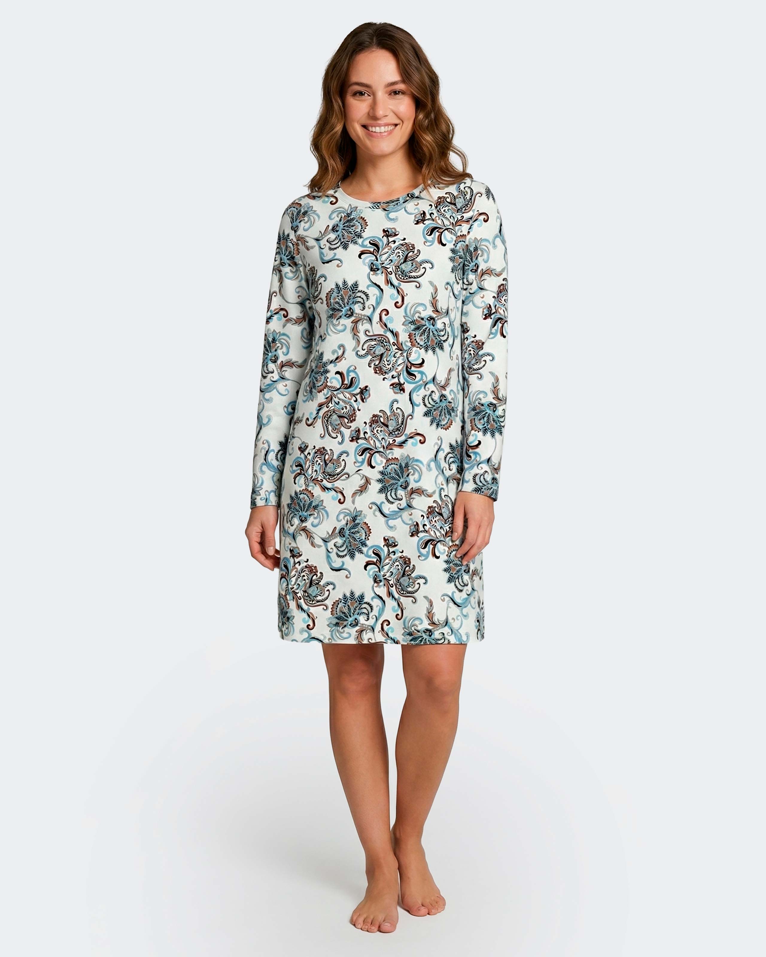 Chemise de nuit pour femme en Coton