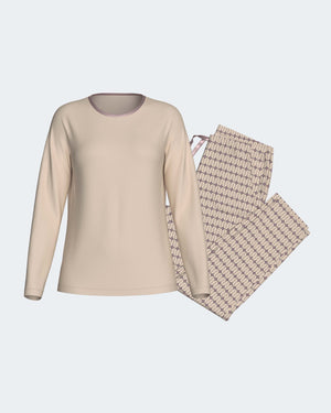 Damen Schlafanzug aus Flanell aus Modal