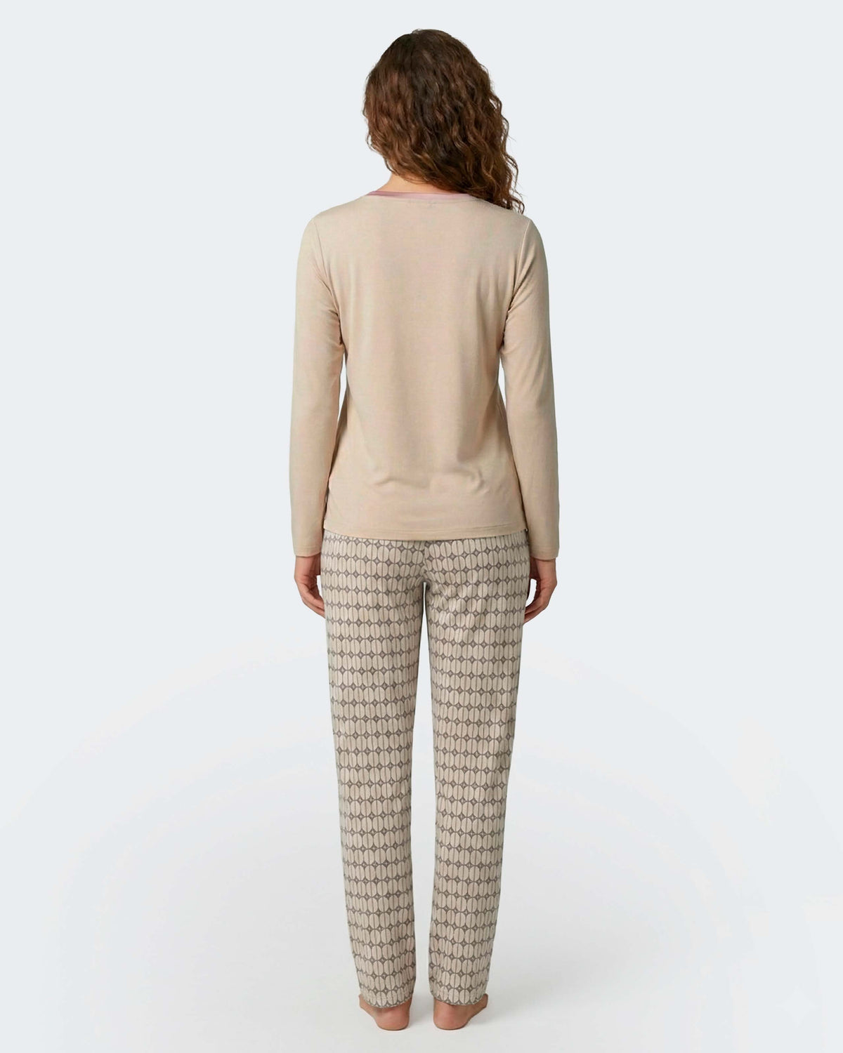 Damen Schlafanzug aus Flanell aus Modal